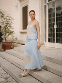 Las Sureñas Skirt Africa Light Blue Skirt