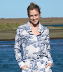 Las Sureñas Top Safari White Shirt