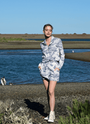 Las Sureñas Top Safari White Shirt