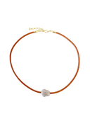 Lauren Amble Necklace Boho Bling Cord Necklace