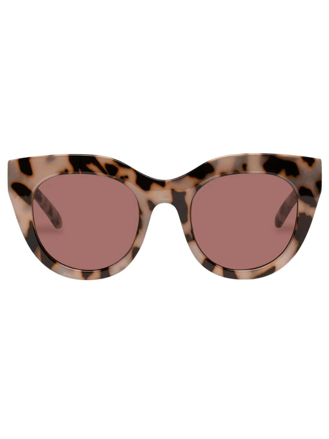 Le Specs Sunglasses Air Heart in Cookie Tort