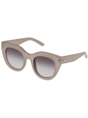Le Specs Sunglasses Air Heart in Oatmeal