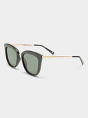 Le Specs Sunglasses Caliente in Black & Gold
