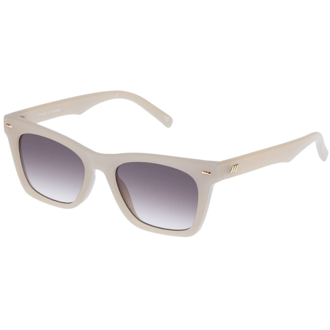 Le Specs Sunglasses Chante in Ivory