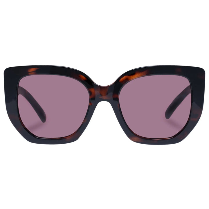 Le Specs Sunglasses Euphoria in Super Dark Tort
