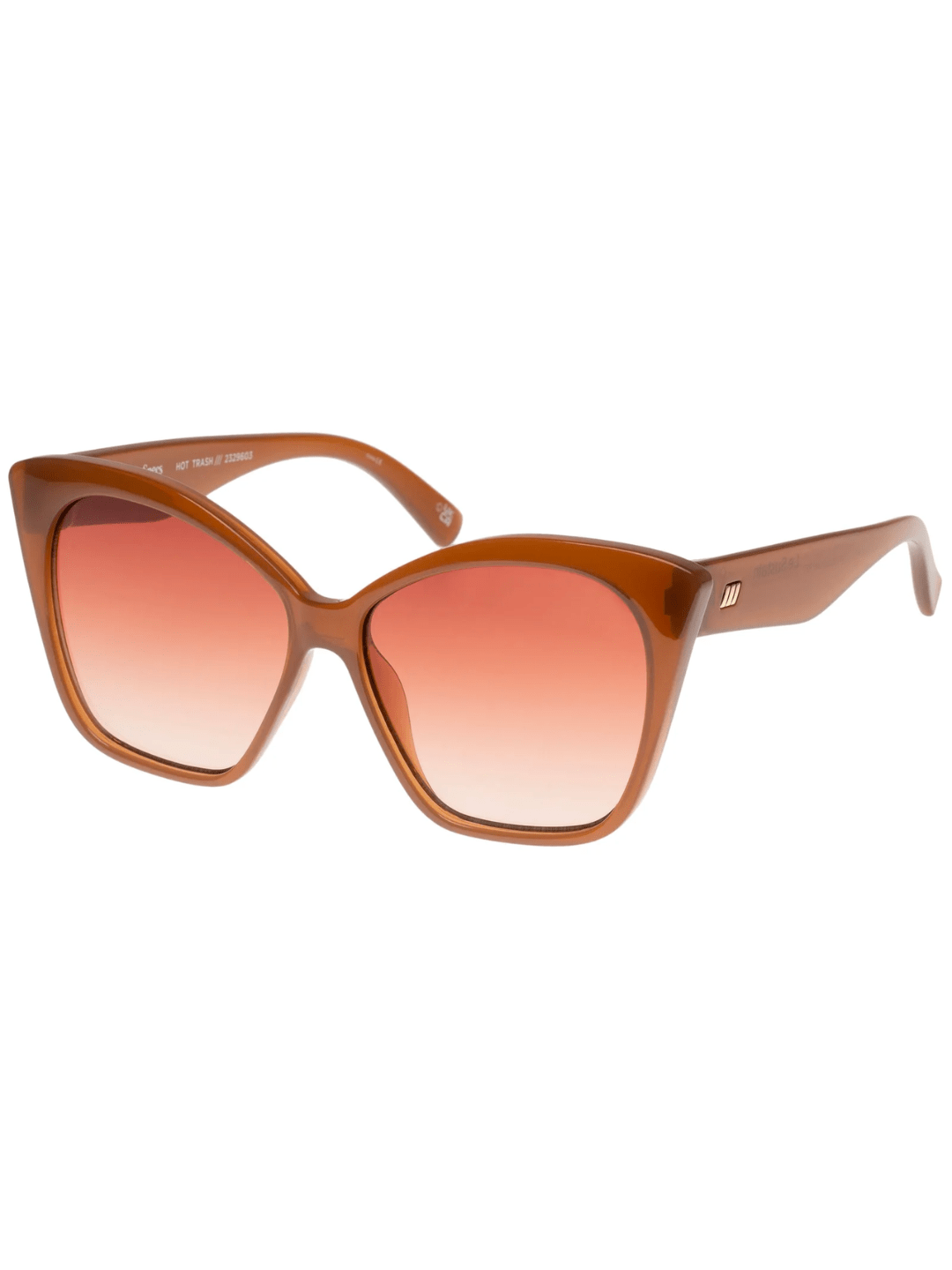 Le Specs Sunglasses Hot Trash in Root Beer