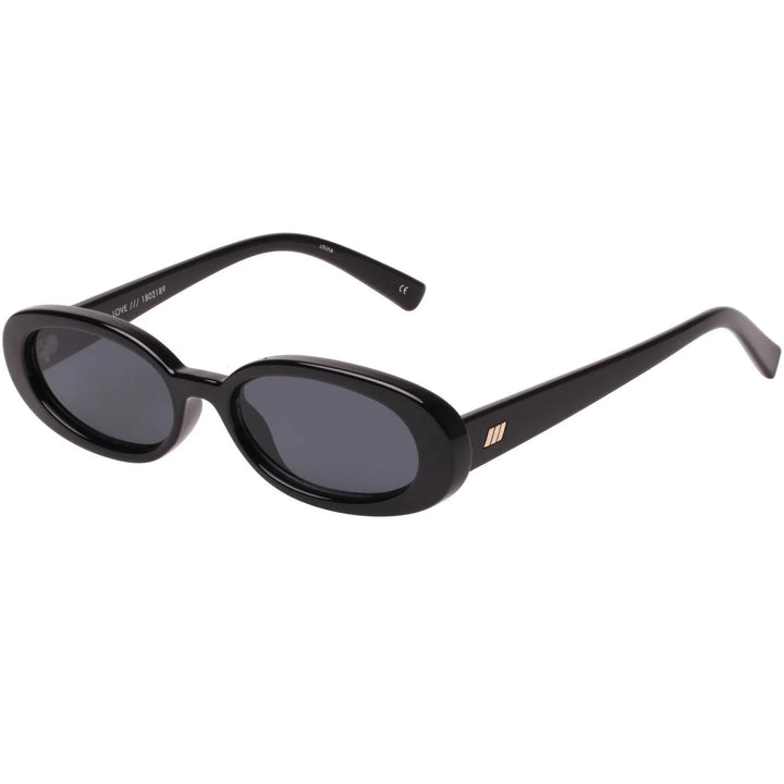 Le Specs Sunglasses Outta Love in Black