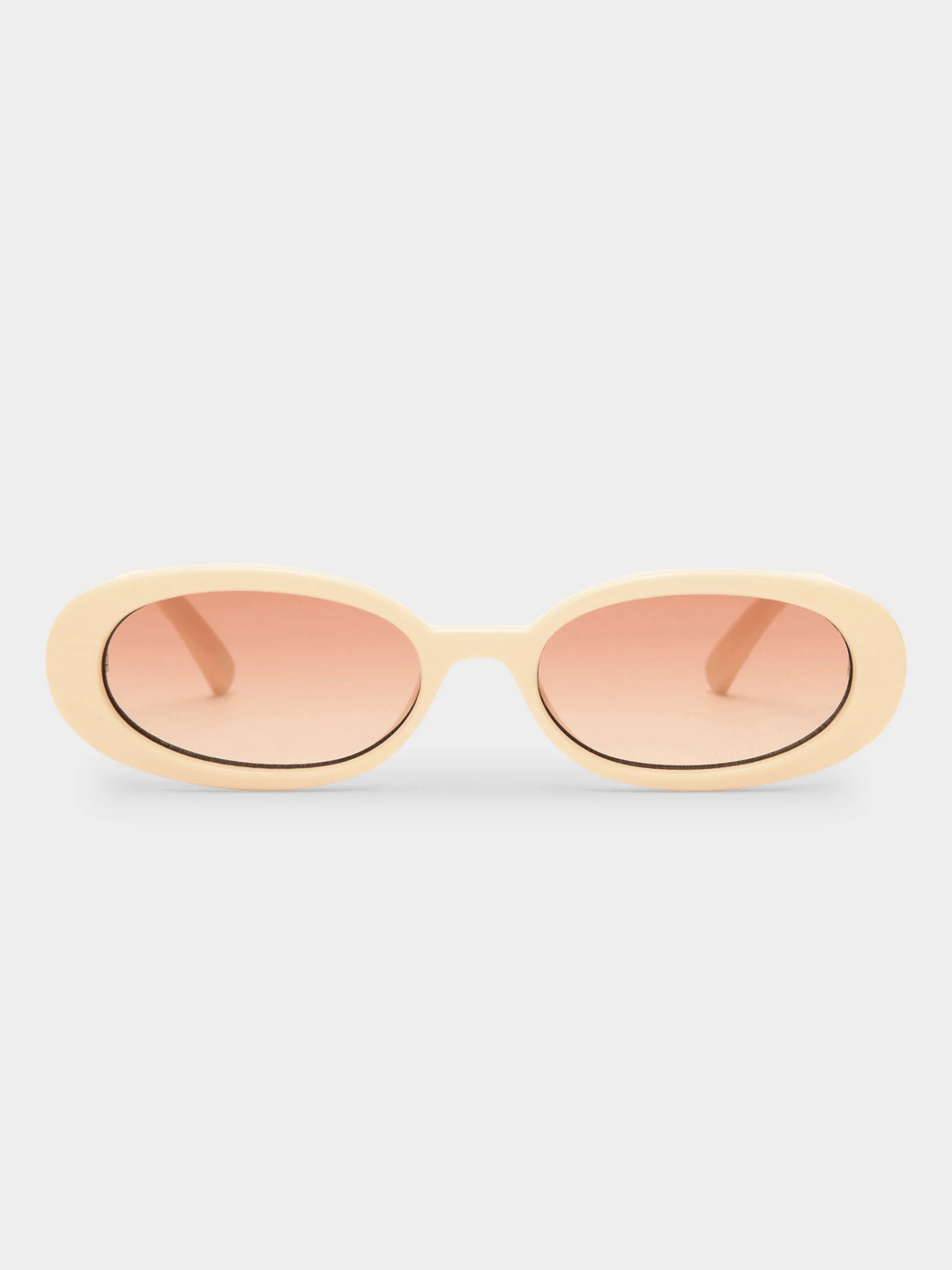 Le Specs Sunglasses Outta Love in Ecru