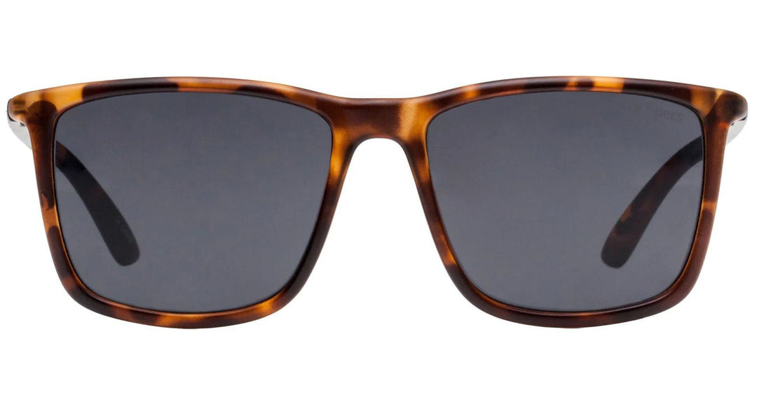 Le Specs Sunglasses Tweedledum in Matte Tort / Matte Black