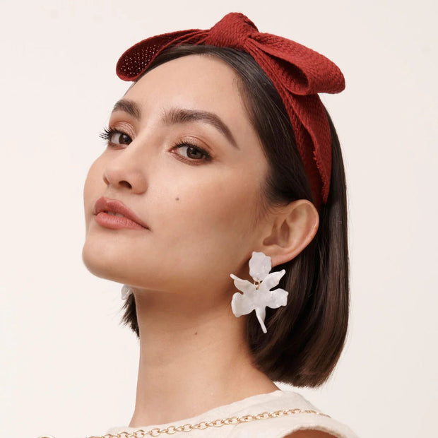 Lele Sadoughi Earrings Lele Sadoughi | Mother of Pearl Small Paper Lily Earrings