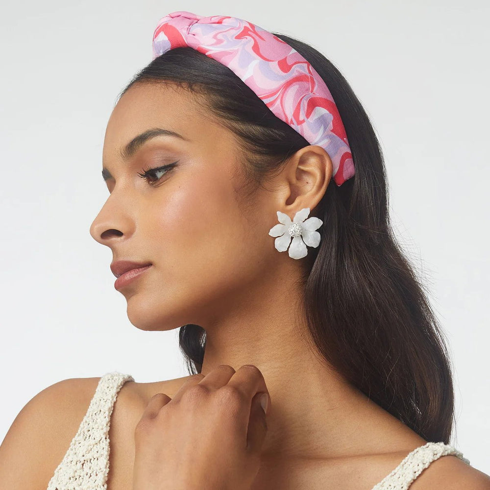 Lele Sadoughi Earrings Lele Sadoughi | Mother of Pearl Wallflower Button Earrings
