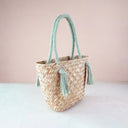 LIKHÂ Tote Sage Seagrass Tote Bag with Wrapped Handles