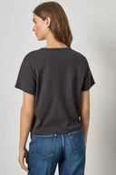 Lilla P Top Easy Tee in Black