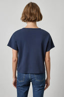 Lilla P Top Easy Tee in Navy
