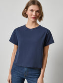 Lilla P Top Easy Tee in Navy