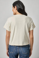 Lilla P Top Organic Boxy Tee in Rope