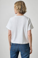 Lilla P Top Organic Boxy Tee in White