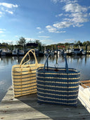 Lilley Line Tote Extra Small Sailor Stripe Fog Blue