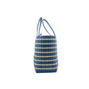 Lilley Line Tote Medium Fog Blue Tote in Sailor Stripe