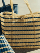 Lilley Line Tote Medium Pearl Sailor Stripe