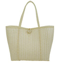Lilley Line Tote Medium Pearl & White Tote