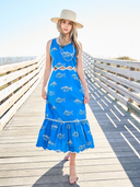 The Lina Dress | Blue Fish