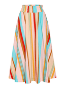 Livro Dress Pavillon Skirt in Amberline Stripes