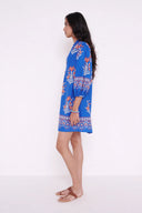 Liza Mini Dress in Nautical Brigitte