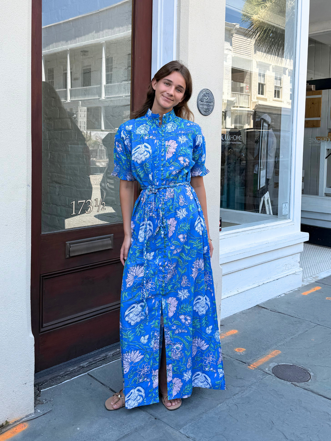 Lola Australia Dress July Maxi in Julie Blue