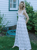 Louise Dress Beatrice Dress in Floral Trellis