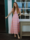 Louise Dress Parker Dress in Sherbet Plaid