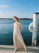Louise Dress The Penelope Maxi Dress in Fête de la mer
