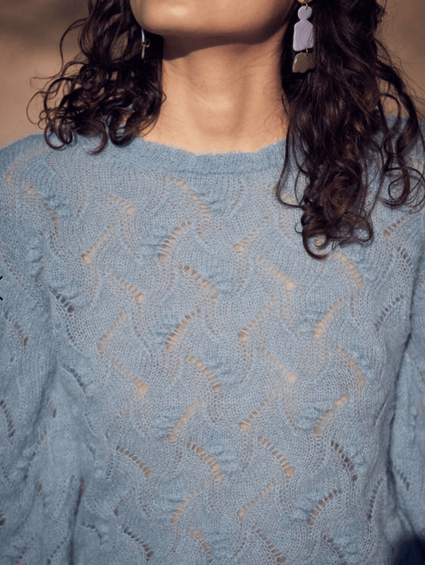 Louise Misha Top Louise Misha | Amira Sweater in Sky Blue
