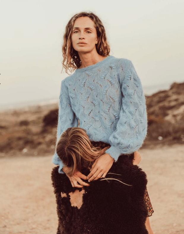 Louise Misha Top Louise Misha | Amira Sweater in Sky Blue