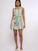 Love the Label Dress Arlene Dress in Biance Yarn Dye Stripe