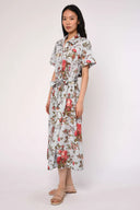 Love the Label Dress Drew Midi Dress in Battersea Floral Print