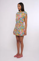 Love the Label Dress Porto Mini Dress in Summers In The Sun 2 Liberty Print