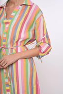 Love the Label Dress Shannon Mini Dress in Surya Stripe