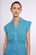 Love the Label Dress Simmons Dress in Maui Blue