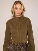 Love the Label Jacket Bonnie Jacket in Ivy Green Denim
