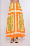 Love the Label Skirt Berri Skirt in Orange Blossom