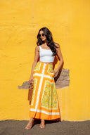Love the Label Skirt Berri Skirt in Orange Blossom