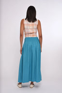 Love the Label Skirt Cora Skirt in Maui Blue