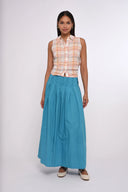 Love the Label Skirt Cora Skirt in Maui Blue