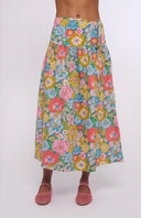 Love the Label Skirt Taylor Wrap Skirt in Summers In The Sun 2 Liberty Print