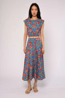 Love the Label Top Cambie Top in Archive Tulip Liberty Print
