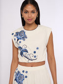 Love the Label Top Cambie Top in Kimber Embroidery