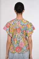 Love the Label Top Kinsley Top in Summers In The Sun 2 Liberty Print