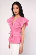 Love the Label Top Madelyn Top in Rosebloom