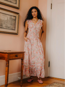 Love the Label Top Sabrina Top in Clarabell Liberty Print
